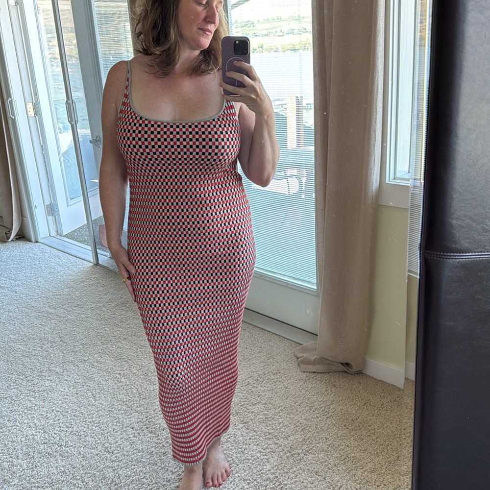 Paco Rabanne knit midi dress